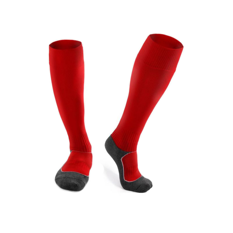 SOCCER HIGH SOCKS-RED & BLACK-S95RBW1
