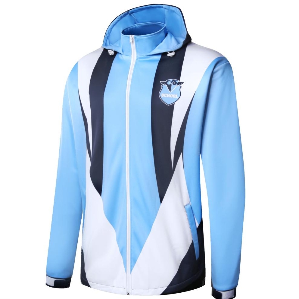 sublimation custom softshell jacket with fleece lining