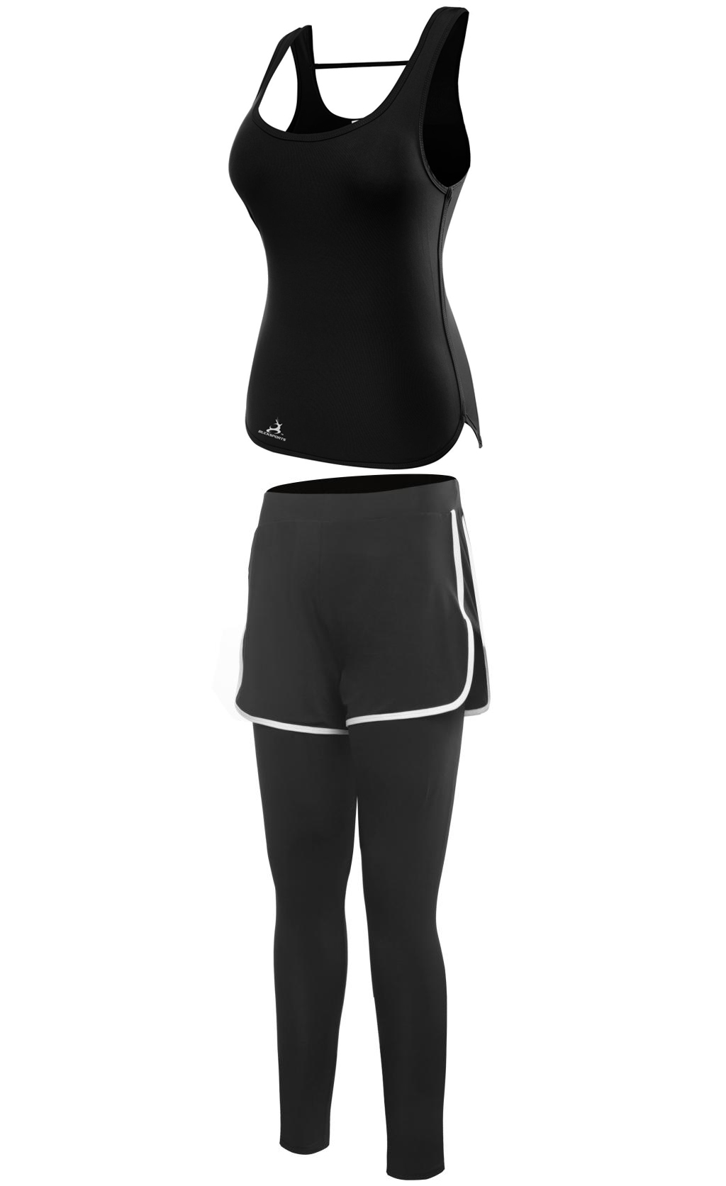 JOGGER CLOTHING-LADY TWIN PIECE-C82894BW1