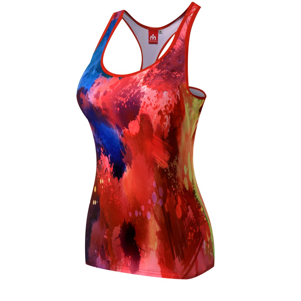 GYM LADY FITNESS SINGLET-L02ART3