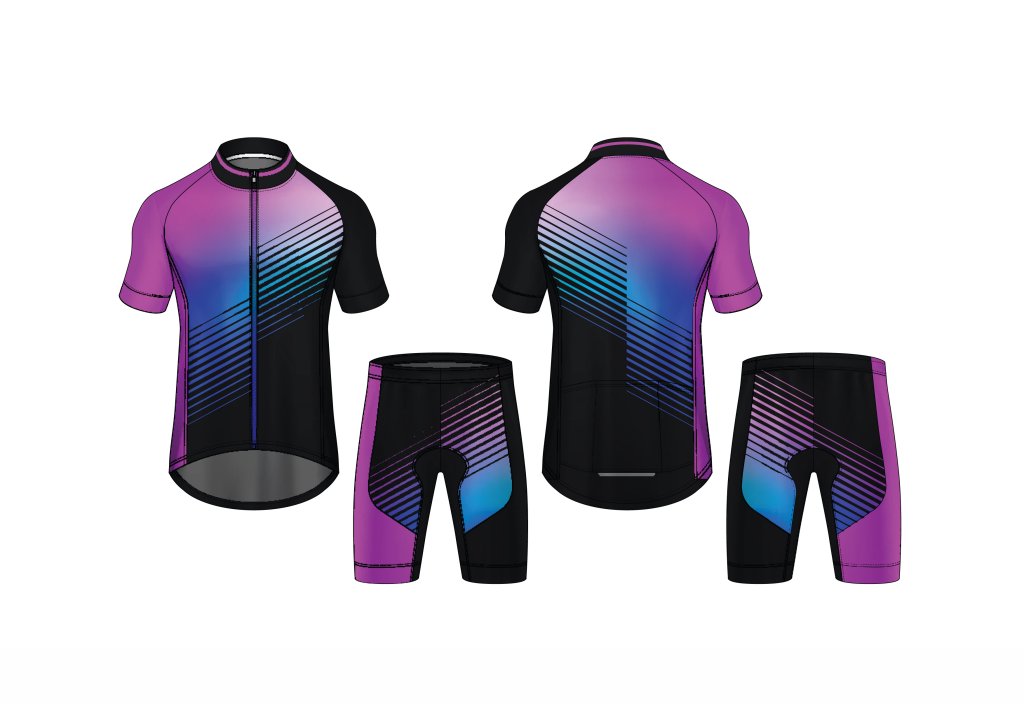 cycling team wear design template