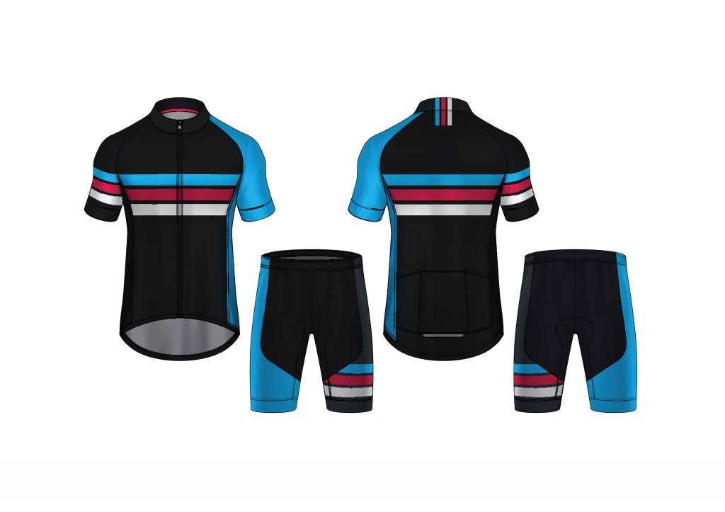 cycling garment design template