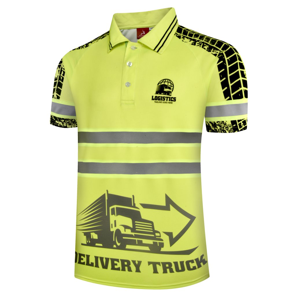 DRIVING INSTRUCTOR WORKWEAR-HIVIS REFLETIV POLO-L01SP2