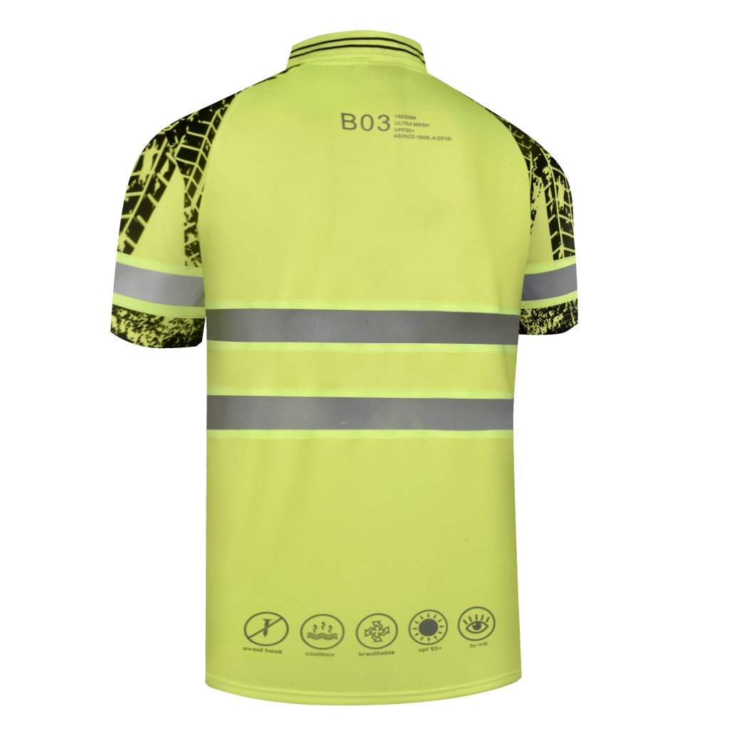 DRIVING INSTRUCTOR WORKWEAR-HIVIS REFLETIV POLO-L01SP2