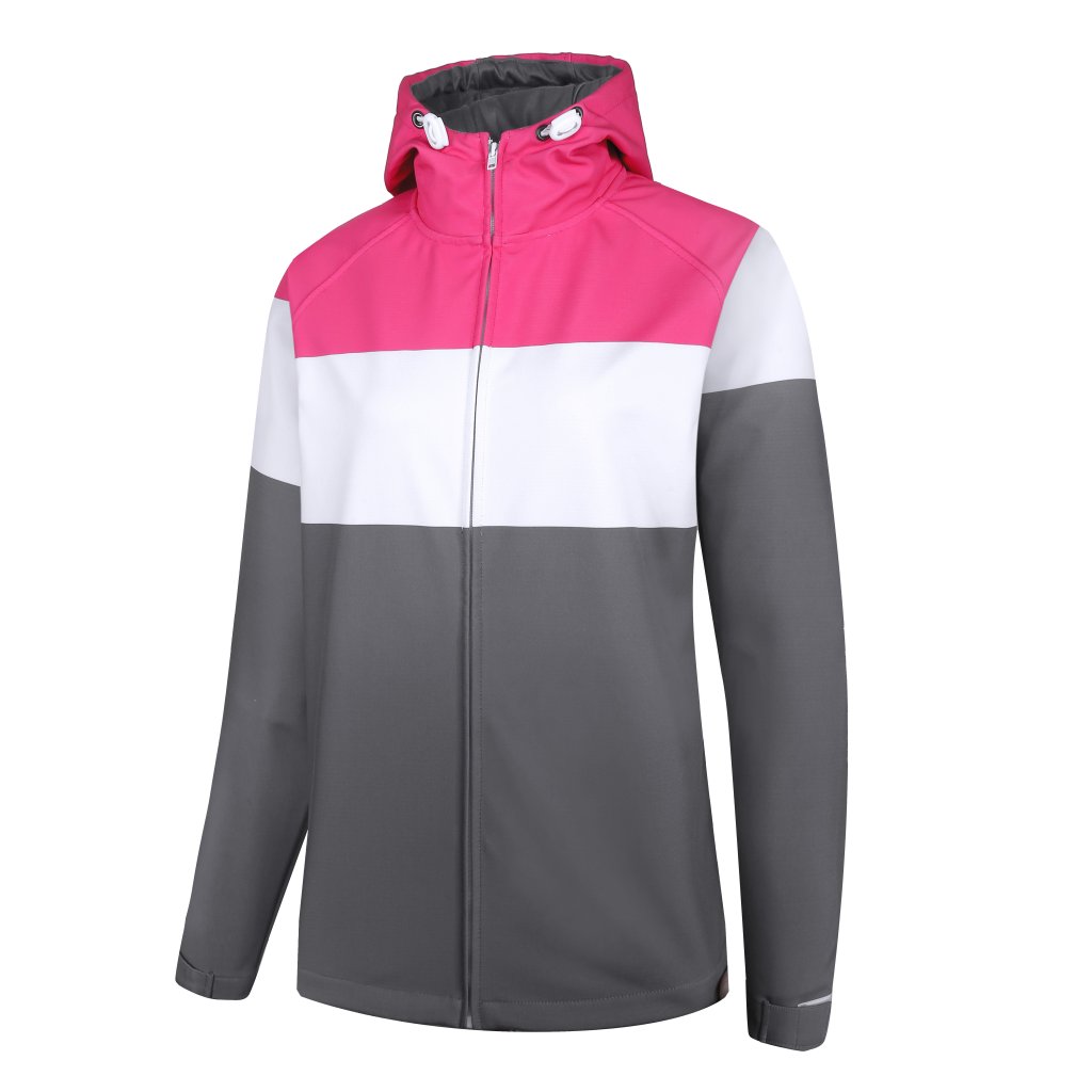 WOMEN HOOD SOFTSHELL JACKET-L05PWG3