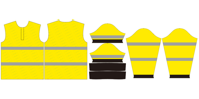 safety polo mockup design layout