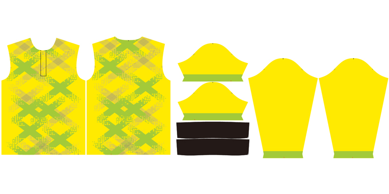 hi vis safety work wear design layout