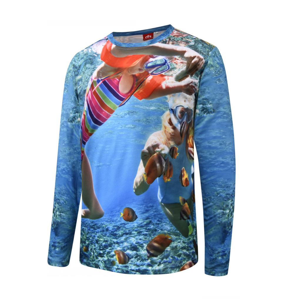 diving picture t shirt jersey