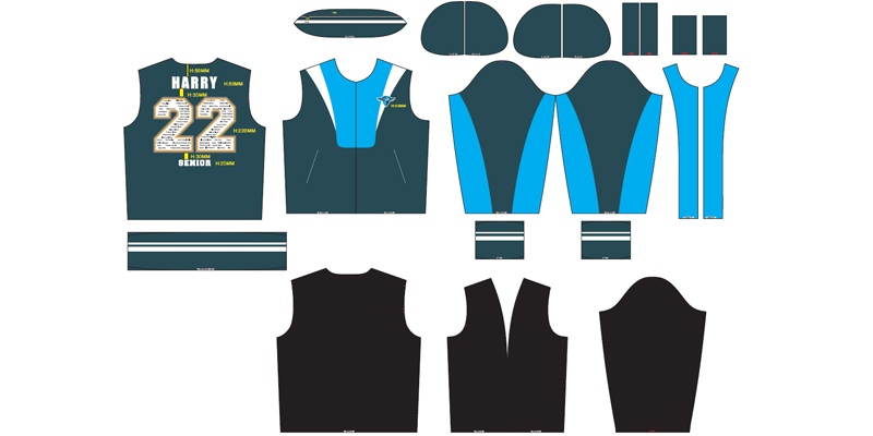 varsity jacket design layout