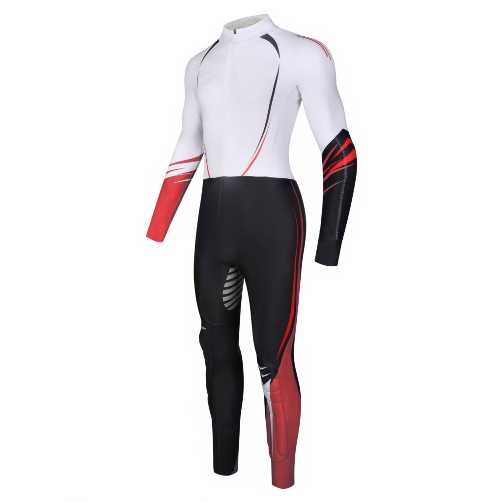 SHORT TRACK SPEED SKATING SUIT-HALF CUT RESISTANT-S42RBW1
