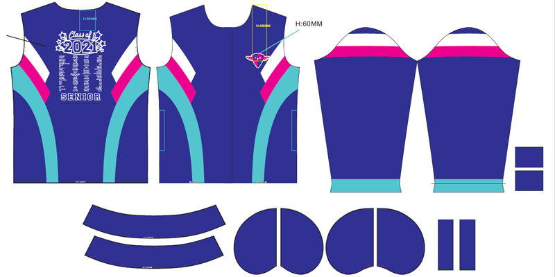 leaver jacket design layout