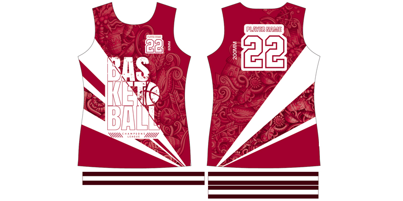 basketball team wear 2022 design layout