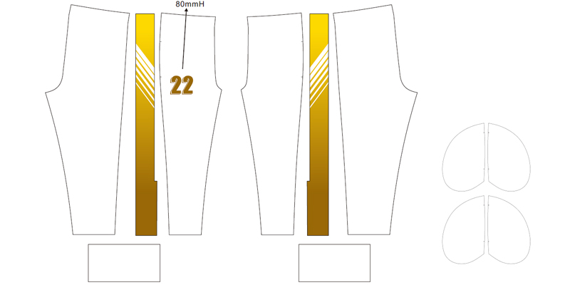 tracksuit pants design layout