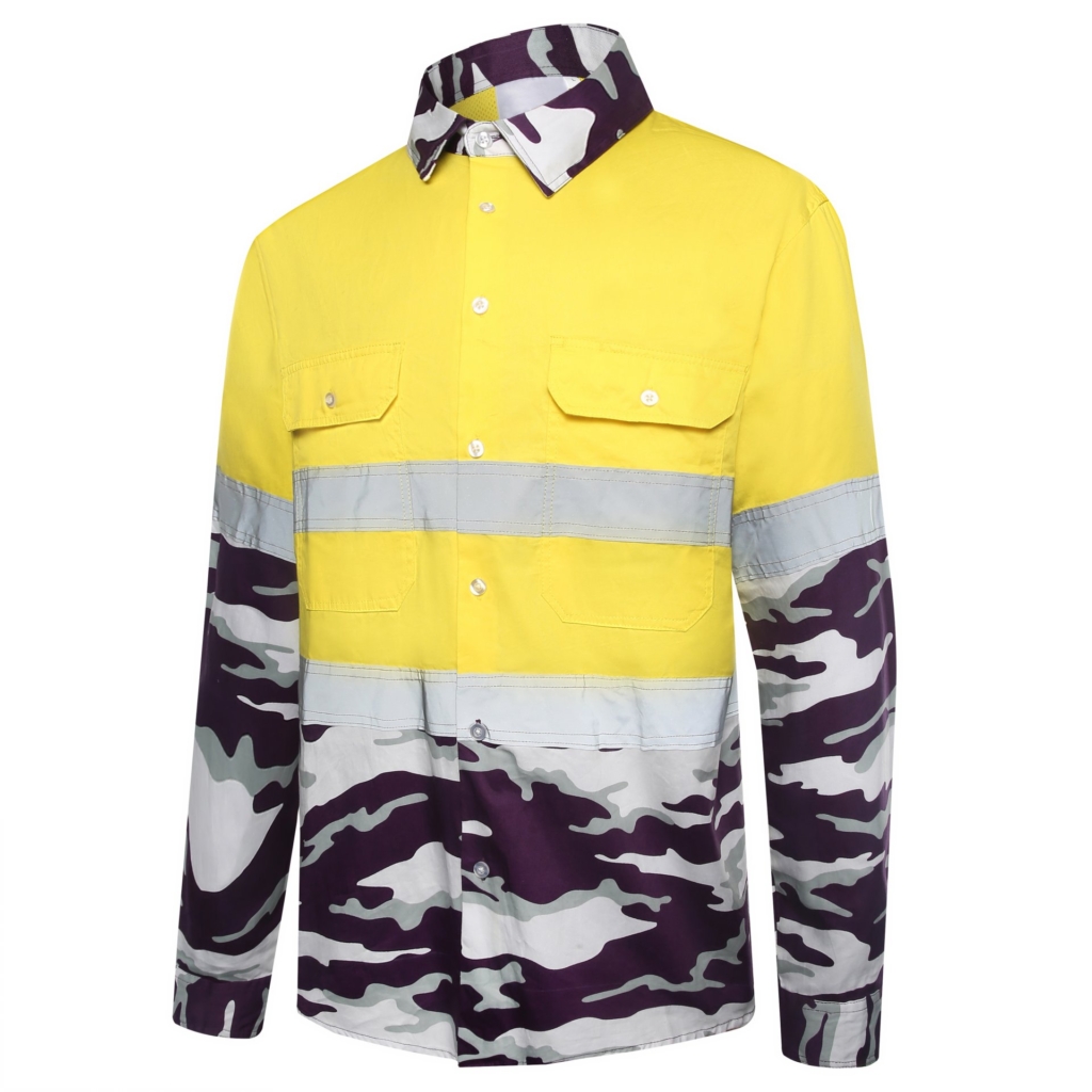 HI VIS REFLECTIVE WORKWEAR SHIRTS-L092H17